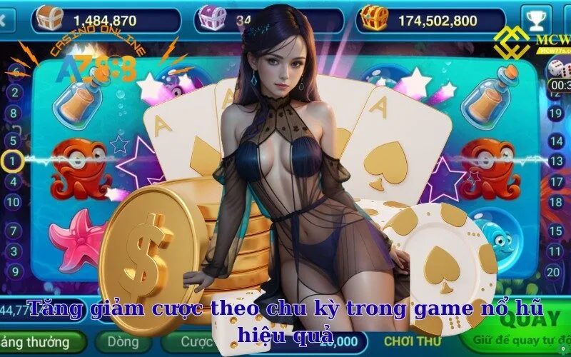 Tăng giảm cược theo chu kỳ trong game nổ hũ hiệu quả